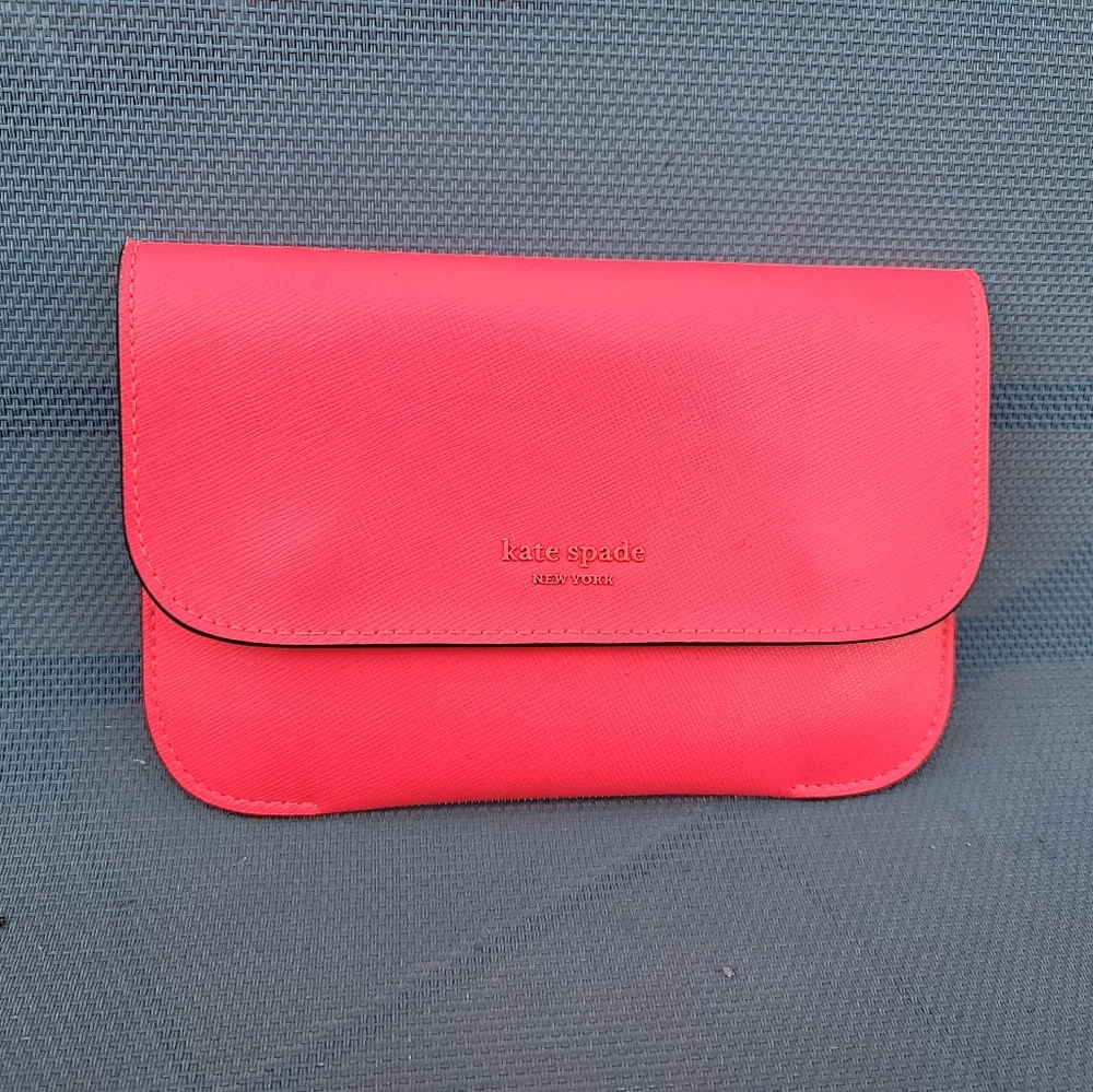 Kate Spade Flamingo Pink Flap Wallet